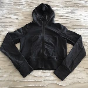 Black Lululemon Scuba Zip-up